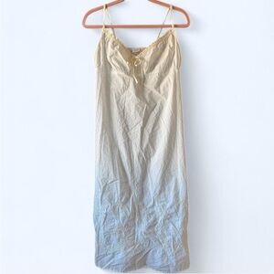 Vintage Baby Blue Fairy Cottage Chemise/Nightgown/Dress with Lace and Embroidery